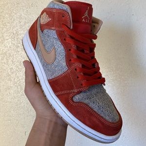 Nike Air Jordan 1 (Red Denim)